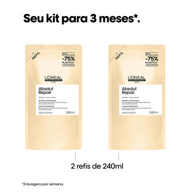 Refil Absolut Repair Shampoo 240ml - L'Oréal Professionnel | L'Oréal Partner Shop